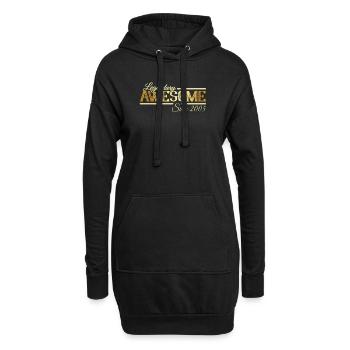 Légendaire Génial Millésime 2005 - Sweat-shirt à capuche long Femme - noir - Devant