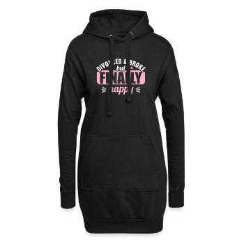 Meilleure ex-femme du monde depuis le divorce de 2019 - Sweat-shirt à capuche long Femme - noir - Devant