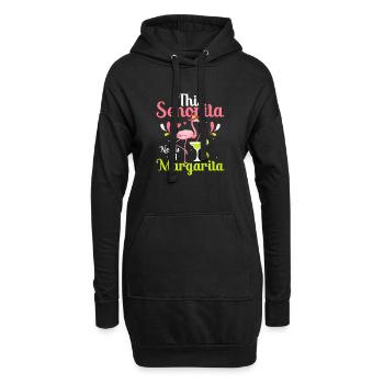 This Senorita Needs A Margarita Cinco De Mayo Part - Hoodie-Kleid - Schwarz - Vorne