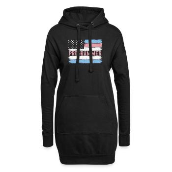 US Pride Web Developer Informatics Gift Idea - Hoodie-Kleid - Schwarz - Vorne