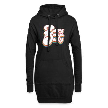 Gay Vibes Only - Mois de la fierté LGBTQ - Sweat-shirt à capuche long Femme - noir - Devant