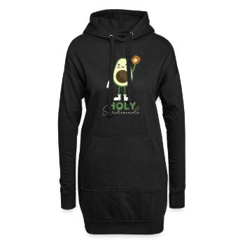 Holy Strikeamole Baseball Softball Avocat - Sweat-shirt à capuche long Femme - noir - Devant