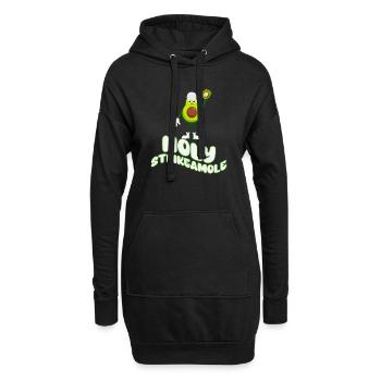 Holy Strikeamole Baseball Softball Avocat - Sweat-shirt à capuche long Femme - noir - Devant