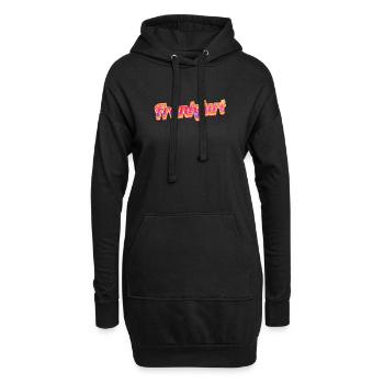 Frankfurterin Frankfurter Frankfurt - Hoodie-Kleid - Schwarz - Vorne