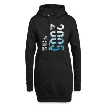 2005 Limited Edition 18. Geburtstag Outfit deko - Hoodie-Kleid - Schwarz - Vorne