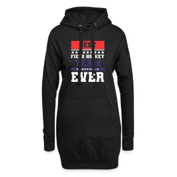 Best Field Hockey Team Ever American Flag Goalkeep - Hoodie-Kleid - Schwarz - Vorne