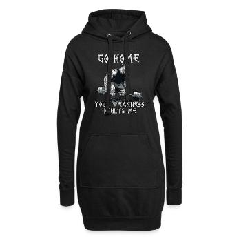 Viking Sports Fan Musculation Fitness Viking - Sweat-shirt à capuche long Femme - noir - Devant