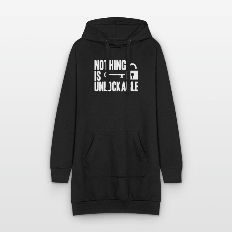 Locksmith Nothing is unlockable Pick Tools Hoodie Dress