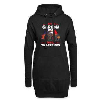 Tracteur Amusants Pour Les Agriculteurs | Enfant - Sweat-shirt à capuche long Femme - noir - Devant