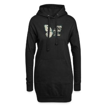 Jeremia 29 11 Bibel Christliche Schriften Cool - Hoodie-Kleid - Schwarz - Vorne