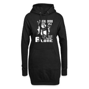 Taekwondo Taekwondo Is On Leave Me Alone - Hoodie Dress - black - Front