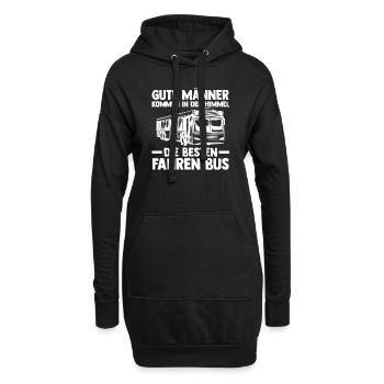 Bus Busfahrer - Hoodie-Kleid - Schwarz - Vorne