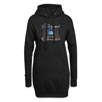 Hundezubehör Rottweiler Hundebesitzer - Hoodie-Kleid - Schwarz - Vorne