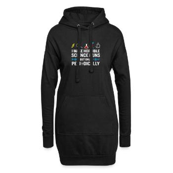 Sciences Chimie Biologie Professeur de physique - Sweat-shirt à capuche long Femme - noir - Devant