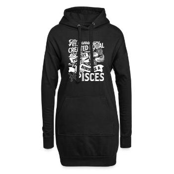 Pisces The Best Are Born As A Pisces - Hoodie Dress - black - Front