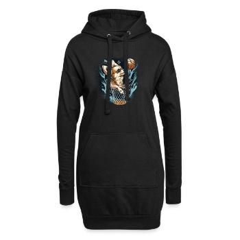 Chihuahua | Basketball Spieler | Sport Dunk | - Hoodie-Kleid - Schwarz - Vorne