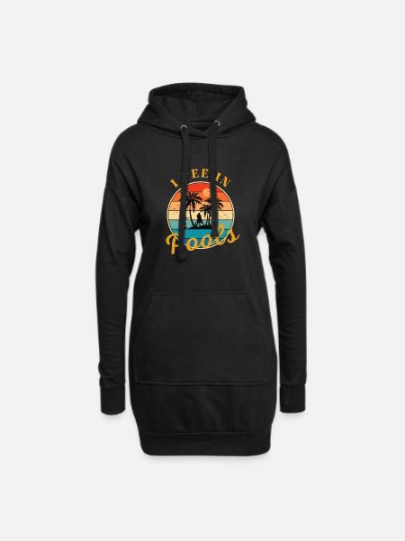 Ich Pinkle In Pools Lustig Ich Pinkle In Pools - Hoodie-Kleid - Schwarz