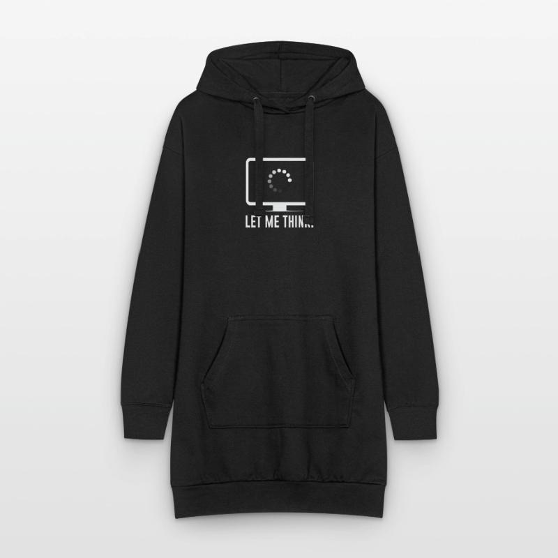 Informatique Admin Programmeur Codeur IT Sweat-shirt à capuche long Femme