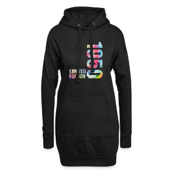 18 JAHRE 18. GEBURTSTAG LIMITED EDITION 1950 - Hoodie-Kleid - Schwarz - Vorne