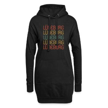 Lüneburgerin Lüneburger Lüneburg - Sweat-shirt à capuche long Femme - noir - Devant