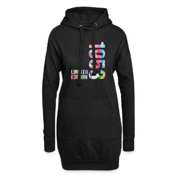 18 JAHRE 18. GEBURTSTAG LIMITED EDITION 1953 - Hoodie-Kleid - Schwarz - Vorne