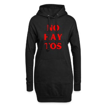 Kein Problem Spanisch Sprache - Hoodie-Kleid - Schwarz - Vorne