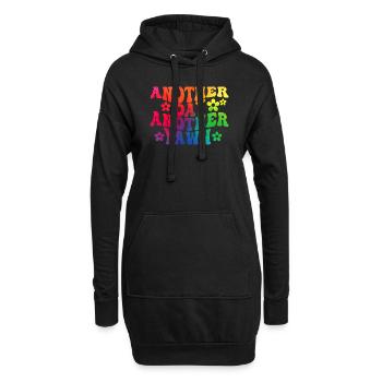 Un autre jour, un autre bâillement - Sweat-shirt à capuche long Femme - noir - Devant