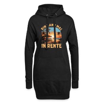 Rente 2023 Ruhestand Frührenten Pension Geschenk - Hoodie-Kleid - Schwarz - Vorne