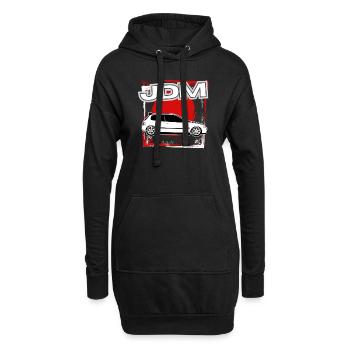 Jdm / Tuning / Turbocompresseur / Jantes / Chiptuning - Sweat-shirt à capuche long Femme - noir - Devant