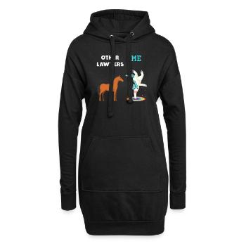 Autres avocats Me Licorne Cheval - Sweat-shirt à capuche long Femme - noir - Devant