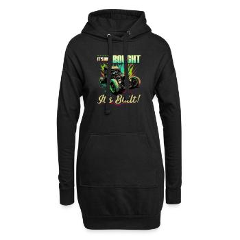 Hot Rod, ce n’est pas acheté son rat construit et muscle car - Sweat-shirt à capuche long Femme - noir - Devant