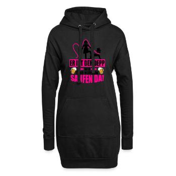 Junggesellenabschied Poltern Polterabend JGA - Hoodie-Kleid - Schwarz - Vorne
