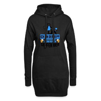Junggesellenabschied Poltern Polterabend JGA - Hoodie-Kleid - Schwarz - Vorne