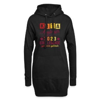 Kita Abgänger 2023 Schulkind Einschulung Schule - Hoodie-Kleid - Schwarz - Vorne
