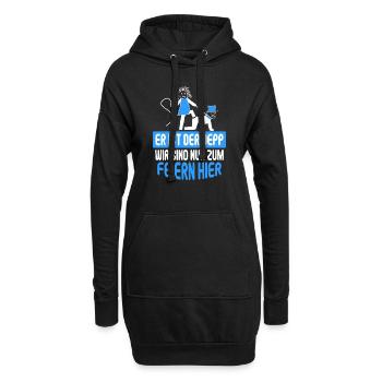 Junggesellenabschied Poltern Polterabend JGA - Hoodie-Kleid - Schwarz - Vorne