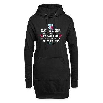 Étudiante en sciences infirmières Future infirmière - Sweat-shirt à capuche long Femme - noir - Devant