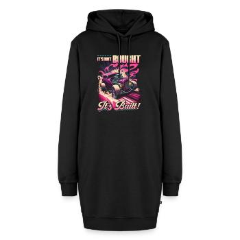 Hot Rod, pas acheté construit, rétro muscle car femmes - Sweat-shirt à capuche long Femme - noir - Devant