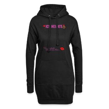 Junggesellenabschied Polterabend JGA Männer - Hoodie-Kleid - Schwarz - Vorne