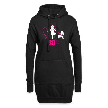 Junggesellenabschied Polterabend JGA Männer - Hoodie-Kleid - Schwarz - Vorne
