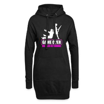 Junggesellenabschied Polterabend JGA Männer - Hoodie-Kleid - Schwarz - Vorne