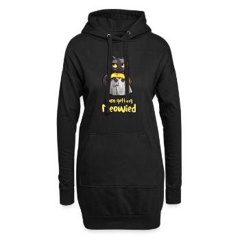 Enterrement de vie de jeune fille Femmes Enterrement de vie de garçon JGA - Sweat-shirt à capuche long Femme - noir - Devant
