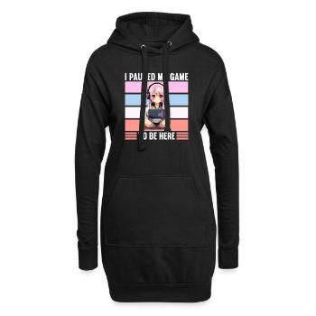 Console de jeu PC Gamer Girl Gamer Girl - Sweat-shirt à capuche long Femme - noir - Devant