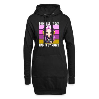 Console de jeu PC Gamer Girl Gamer Girl - Sweat-shirt à capuche long Femme - noir - Devant