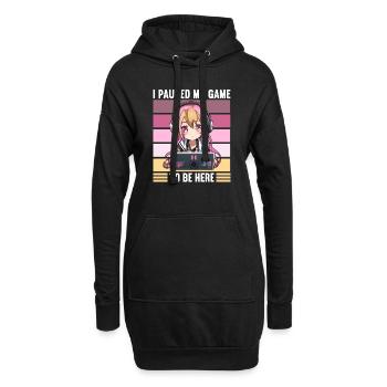 Console de jeu PC Gamer Girl Gamer Girl - Sweat-shirt à capuche long Femme - noir - Devant