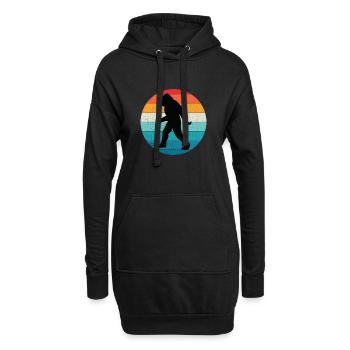 bigfoot vintage - Hoodie Dress - black - Front