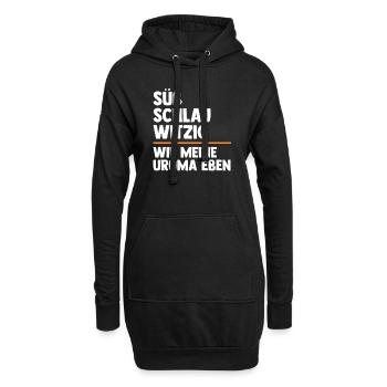 Urgroßmutter Urenkel Urenkelin Uroma - Hoodie-Kleid - Schwarz - Vorne