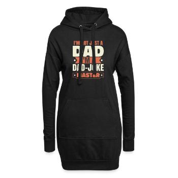Papa Joke Master Lustiger Vatertag - Hoodie-Kleid - Schwarz - Vorne