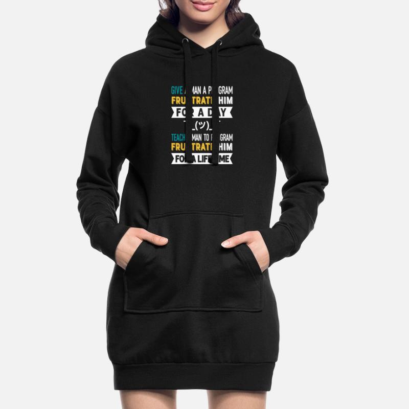 Programmierer Humor Coding Witze Entwickler Hoodie-Kleid