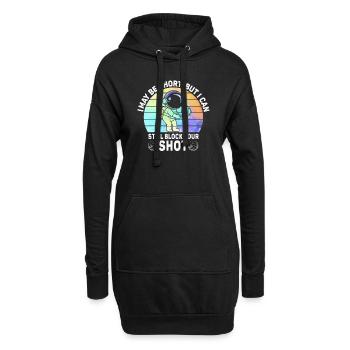 Je peux bloquer votre tir Volleyball de plage - Sweat-shirt à capuche long Femme - noir - Devant