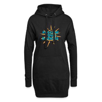 DREAMS 1 - Hoodie-Kleid - Schwarz - Vorne